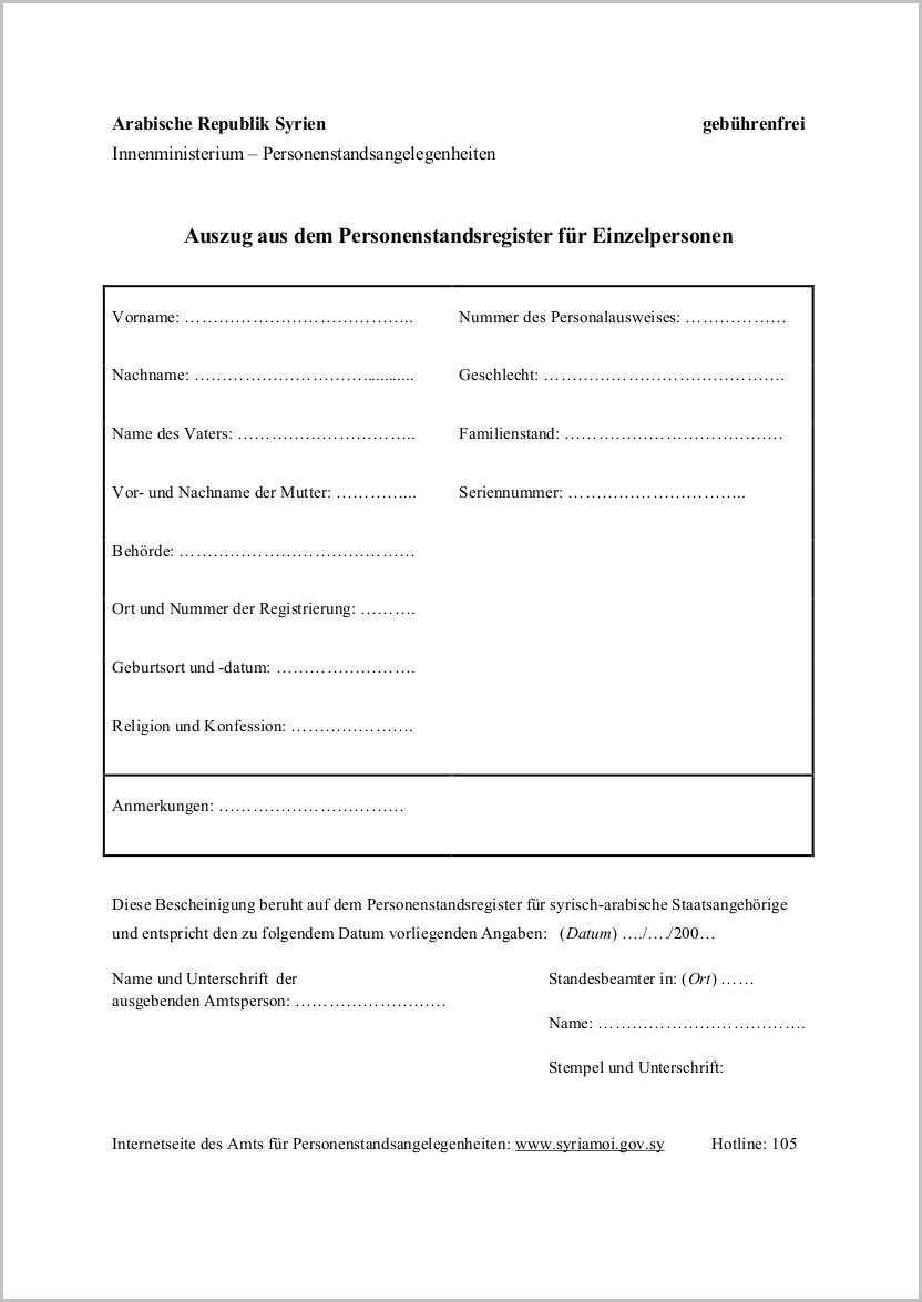 Überstetzung Auszug PSR